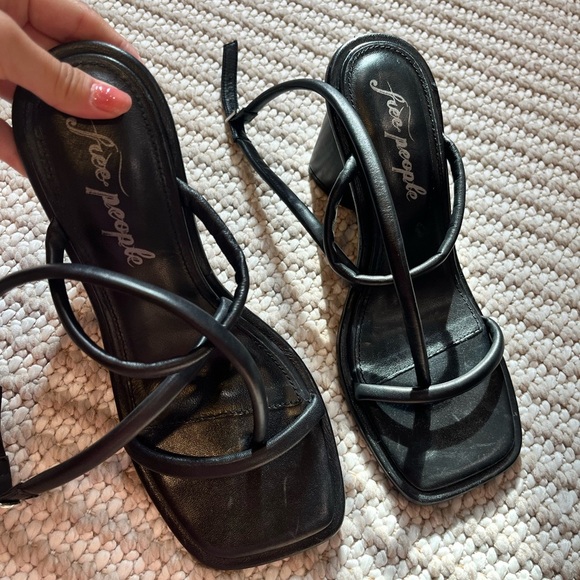 FREE PEOPLE Perth Strappy Slingback Heels - Picture 5 of 8